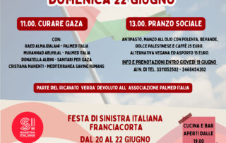 locandina festa della sinistra italiana