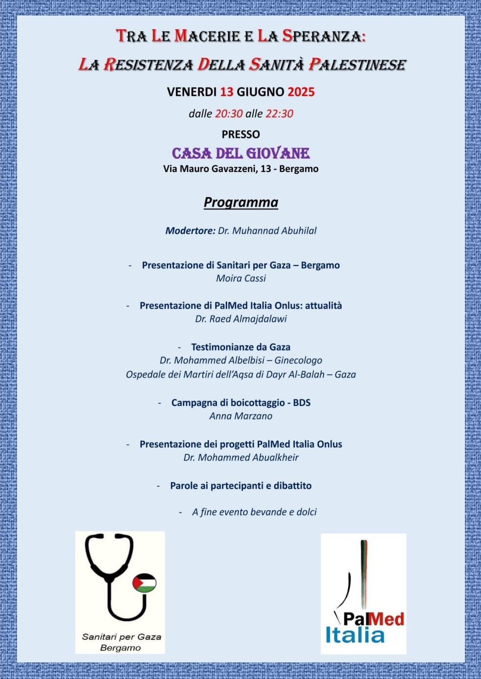 palmed 13 giugno